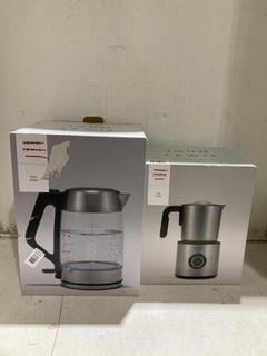 Lot 773  
            Birmingham SR107 - Parcel Delivery Only 
                
2 X JOHN LEWIS & PARTNERS KETTLES TO INCLUDE MILK FROTHER