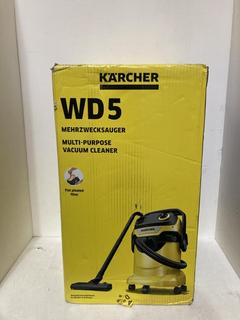 Lot 79  
            Birmingham SR107 - Parcel Delivery Only 
                
KARCHER WD5 WET AND DRY VACUUM CLEANER MODEL K1628302 ORIGINAL RRP £159