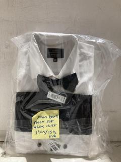 Lot 805  
            Birmingham SR107 - Parcel Delivery Only 
                
JOHN LEWIS & PARTNERS TAILOR FIT WHITE SHIRT SIZE 39 CM / 15 INCH