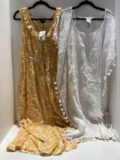 Lot 853  
            Birmingham SR107 - Parcel Delivery Only 

                
NOBODYS CHILD FLOSSIE MIDI PAISLEY DRESS IN YELLOW SIZE 14