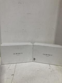 Lot 998  
            Birmingham SR107 - Parcel Delivery Only 
                
2 X LK BENNETT SHOES TO INCLUDE CAPRICE 38 JADE CRINKLED PATENT
