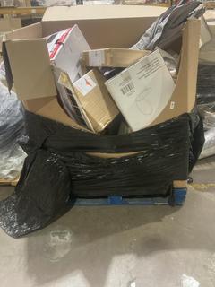 Lot 1025  
            Birmingham SR106 - Collection or Optional Delivery Available 

                
PALLET OF ITEMS TO INCLUDE SHARP MICROWAVE (ALL PALLET CONTENTS MUST BE REMOVED F...