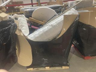 Lot 1039  
            Birmingham SR106 - Collection or Optional Delivery Available 

                
PALLET OF ITEMS TO INCLUDE SERENITY DOUBLE SIZE MATTRESS (ALL PALLET CONTENTS MUS...