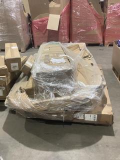 Lot 1045  
            Birmingham SR106 - Collection or Optional Delivery Available 

                
PALLET OF ITEMS TO INCLUDE BED FRAME PARTS (ALL PALLET CONTENTS MUST BE REMOVED F...
