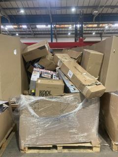 Lot 1079  
            Birmingham SR106 - Collection or Optional Delivery Available 

                
PALLET OF ITEMS TO INCLUDE SILVER CREST MINI CREST (ALL PALLET CONTENTS MUST BE R...