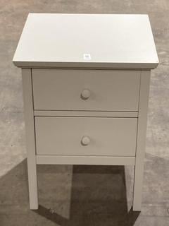 Lot 120  
            Birmingham SR106 - Collection or Optional Delivery Available 

                
JOHN LEWIS & PARTNERS WILTON 2 DRAWER BEDSIDE CABINET IN WHITE - ORIGINAL RRP £10...