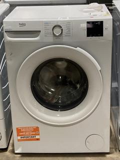 Lot 156  
            Birmingham SR106 - Collection or Optional Delivery Available 

                
BEKO FREESTANDING WASHING MACHINE - BM3WT3841W - ORIGINAL RRP £249 (LOCATION: B13)