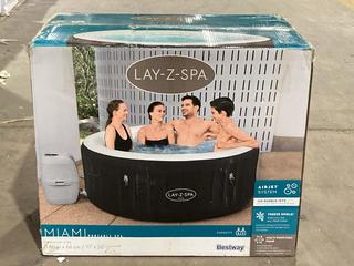 Lot 15  
            Birmingham SR106 - Collection or Optional Delivery Available 

                
LAY-Z-SPA MIAMI PORTABLE SPA £380 (LOCATION: A1)