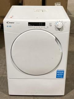 Lot 164  
            Birmingham SR106 - Collection or Optional Delivery Available 

                
CANDY SMART FREESTANDING VENTED TUMBLE DRYER - CSE V9DF80 - ORIGINAL RRP £259 (LO...