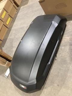 Lot 170  
            Birmingham SR106 - Collection or Optional Delivery Available 

                
THULE FORCE 3 VERSATILE ROOF MOUNTED CARGO BOX BLACK MATTE XL ORIGINAL RRP £650 (...