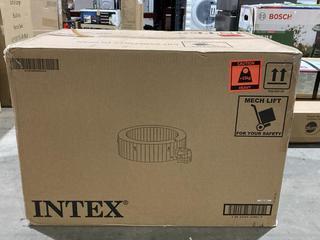 Lot 171  
            Birmingham SR106 - Collection or Optional Delivery Available 

                
INTEX PURE SPA GREYWOOD DELUXE ROUND 6 PERSON ORIGINAL RRP £620 (LOCATION: B14)