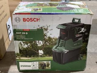 Lot 173  
            Birmingham SR106 - Collection or Optional Delivery Available 

                
BOSCH AXT 25 D DRUM SHREDDER ORIGINAL RRP £389 (LOCATION: B14)