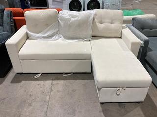 Lot 176  
            Birmingham SR106 - Collection or Optional Delivery Available 

                
CREAM RIGHT HAND FACING 3 SEATER SOFA (LOCATION: A4)