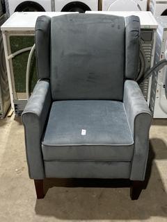Lot 179  
            Birmingham SR106 - Collection or Optional Delivery Available 

                
GREY SINGLE ARMCHAIR (LOCATION: A4)