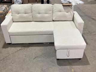 Lot 185  
            Birmingham SR106 - Collection or Optional Delivery Available 

                
CREAM RIGHT HAND FACING 3 SEATER SOFA (LOCATION: A5)