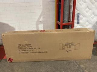 Lot 207  
            Birmingham SR106 - Collection or Optional Delivery Available 

                
HSH L SHAPED COMPUTER DESK IN WHITE - LC080205 - ORIGINAL RRP £313.49 (LOCATION: A7)