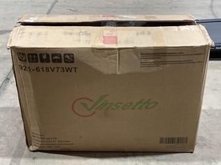 Lot 216  
            Birmingham SR106 - Collection or Optional Delivery Available 

                
VINSETTO COMPUTER GAMING CHAIR IN WHITE AND BLUE - 921-618V73WT (LOCATION: A7)