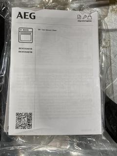 Lot 223  
            Birmingham SR106 - Collection or Optional Delivery Available 

                
AEG BUILT IN ELECTRIC SINGLE OVEN - BEX535A61M - ORIGINAL RRP £429 (LOCATION: A7)