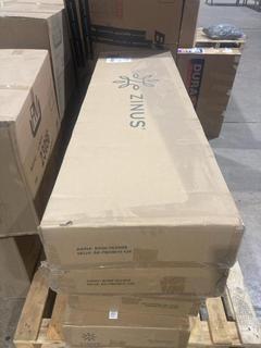 Lot 253  
            Birmingham SR106 - Collection or Optional Delivery Available 

                
2 X ZINUS MORY KING SIZE BED FRAME 150 X 200CM - AK-FBOBH1-12K (LOCATION: A9)