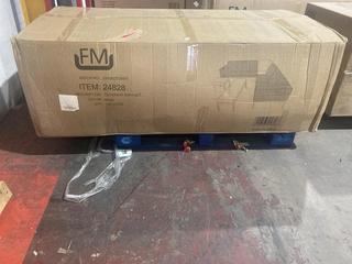 Lot 273  
            Birmingham SR106 - Collection or Optional Delivery Available 

                
FURNITURE MAXI OUTDOOR SOFA SET IN WHITE - ITEM 24828 - (LOCATION: A11)