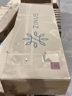 Lot 282  
            Birmingham SR106 - Collection or Optional Delivery Available 

                
ZINUS AVERY 25CM PLATFORM BED FRAME WITH RECLINING HEADBOARD DOUBLE - AK-FBMTMB-1...