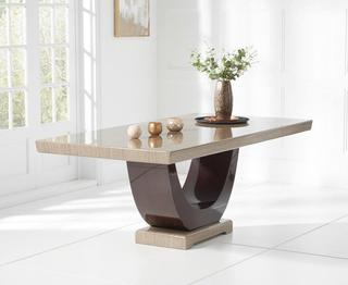 Lot 315  
            Birmingham SR106 - Collection or Optional Delivery Available 

                
NOVARA 200 CM MARBLE DINING TABLE TOP ONLY - BROWN - MODEL NO. NOVA010 - ORIGINAL...
