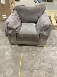 Lot 324  
            Birmingham SR106 - Collection or Optional Delivery Available 

                
DFS SOFT FABRIC SINGLE ARMCHAIR IN MINK COMBINATION - BIIAF1BIL - ORIGINAL RRP £7...
