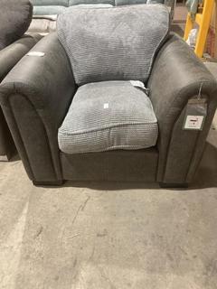 Lot 328  
            Birmingham SR106 - Collection or Optional Delivery Available 

                
DFS STANDARD SINGLE ARMCHAIR IN CHARCOAL COMBINATION - WNR21ALBM - ORIGINAL RRP £...
