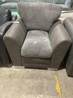 Lot 329  
            Birmingham SR106 - Collection or Optional Delivery Available 

                
DFS STANDARD SINGLE ARMCHAIR IN CHARCOAL COMBINATION - LDC1ABIL - ORIGINAL RRP £5...