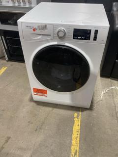 Lot 332  
            Birmingham SR106 - Collection or Optional Delivery Available 

                
HOTPOINT 10KG FREESTANDING WASHING MACHINE IN WHITE - MODEL NO. NM11 1048 WC A UK...