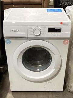 Lot 336  
            Birmingham SR106 - Collection or Optional Delivery Available 

                
COMFEE FREESTANDING WASHING MACHINE IN WHITE - MODEL NO.CFE12EW90/W-UK - ORIGINAL...