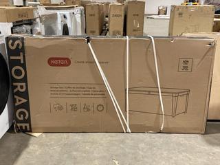 Lot 386  
            Birmingham SR106 - Collection or Optional Delivery Available 

                
KETER OUTDOOR STORAGE BOX ORIGINAL RRP £110 (LOCATION: B15)