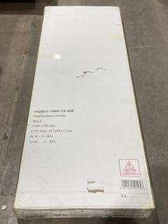 Lot 390  
            Birmingham SR106 - Collection or Optional Delivery Available 

                
OVAL RADIATOR DOUBLE IN BLACK 1800*590 MM ORIGINAL RRP £200 (LOCATION: B15)