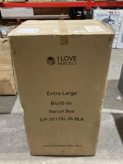Lot 396  
            Birmingham SR106 - Collection or Optional Delivery Available 

                
I LOVE PARCELS EXTRA LARGE BUILT IN PARCEL BOX ORIGINAL RRP £470 (LOCATION: B15)