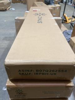 Lot 402  
            Birmingham SR106 - Collection or Optional Delivery Available 

                
2 X ZINUS KING SIZE BED FRAME WITH WOOD HEADBOARD - IRPBH-UK - TOTAL ORIGINAL RRP...