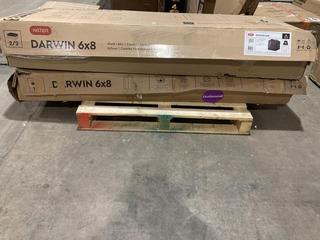 Lot 404  
            Birmingham SR106 - Collection or Optional Delivery Available 

                
KETER DARWIN 6*8 OUTDOOR STORAGE ORIGINAL RRP £199 (LOCATION: B16)