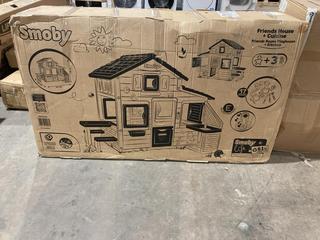 Lot 405  
            Birmingham SR106 - Collection or Optional Delivery Available 

                
SMOBY FRIENDS HOUSE + CUISINE ORIGINAL RRP £420 (LOCATION: B16)