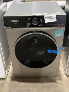 Lot 40  
            Birmingham SR106 - Collection or Optional Delivery Available 

                
SIEMENS IQ500 9KG WASHING MACHINE IN SILVER (003435954) - ORIGINAL RRP £899 (LOCA...