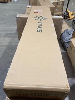 Lot 423  
            Birmingham SR106 - Collection or Optional Delivery Available 

                
2 X ZINUS KING SIZE BED FRAME WITH WOOD HEADBOARD - IRPBH-UK - TOTAL ORIGINAL RRP...