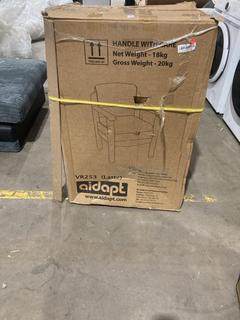 Lot 435  
            Birmingham SR106 - Collection or Optional Delivery Available 

                
AIDAPT LUXURY WOODEN COMMODE IN LATTE - VR253- (LOCATION: B19)