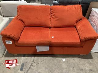 Lot 43  
            Birmingham SR106 - Collection or Optional Delivery Available 

                
JOHN LEWIS & PARTNERS CAMDEN MEDIUM 2 SEATER SOFA BED IN VELVET PAPRIKA - ORIGINA...