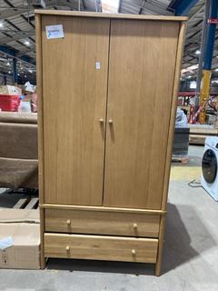 Lot 446  
            Birmingham SR106 - Collection or Optional Delivery Available 

                
JOHN LEWIS & PARTNERS SPINDLE DOUBLE WARDROBES WITH 2 DRAWERS IN OAK (003440753) ...
