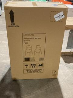 Lot 46  
            Birmingham SR106 - Collection or Optional Delivery Available 

                
JOHN LEWIS & PARTNERS SET OF 2 PARITY CHAIR IN NATURAL (003440523) - ORIGINAL RRP...