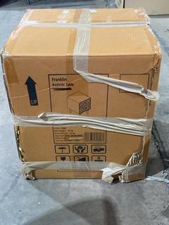 Lot 48  
            Birmingham SR106 - Collection or Optional Delivery Available 

                
JOHN LEWIS & PARTNERS SWOON FRANKLIN 2 DRAWER BEDSIDE TABLE IN DARK BROWN - (0034...