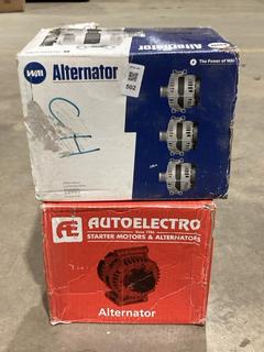 Lot 502  
            Birmingham SR106 - Collection or Optional Delivery Available 

                
WAI ALTERNATOR TO INCLUDE AUTO ELECTRO STARTER MOTORS ALTERNATOR TOTAL ORIGINAL R...