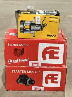 Lot 504  
            Birmingham SR106 - Collection or Optional Delivery Available 

                
BRAKE ENGINEERING BRAKE CALIPER TO INCLUDE 2 AUTOELECTRO STARTER MOTOR TOTAL ORIG...
