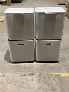 Lot 526  
            Birmingham SR106 - Collection or Optional Delivery Available 

                
2 x JOSEPH JOSEPH 60L KITCHEN BIN TOTAL ORIGINAL RRP £398 (LOCATION: RACKINGS)