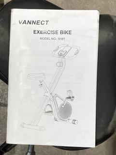 Lot 528  
            Birmingham SR106 - Collection or Optional Delivery Available 

                
VANNECT FOLDABLE EXERCISE BIKE - 918T (LOCATION: RACKINGS)