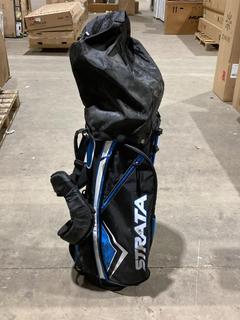 Lot 535  
            Birmingham SR106 - Collection or Optional Delivery Available 

                
STRATA MENS RIGHT HAND GOLF CLUBS SET IN BLUE ORIGINAL RRP £327 (LOCATION: RACKIN...