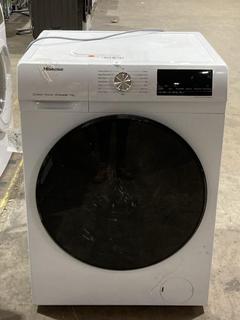 Lot 53  
            Birmingham SR106 - Collection or Optional Delivery Available 

                
HISENSE FREESTANDING 9KG WASHING MACHINE IN WHITE - WFQA9014EVJM - ORIGINAL RRP £...